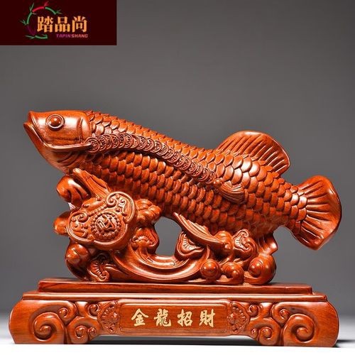 木雕金龍魚圖片【《木雕金龍魚：藝術與靈動的完美融合》】