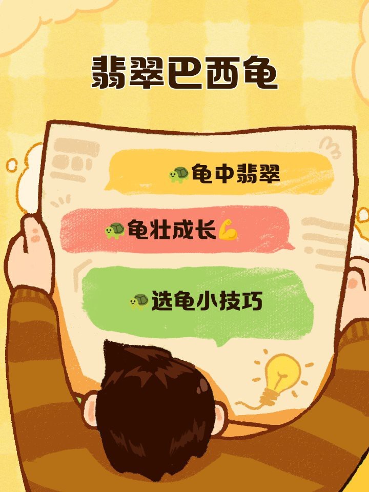 翡翠巴西龜長大后圖片