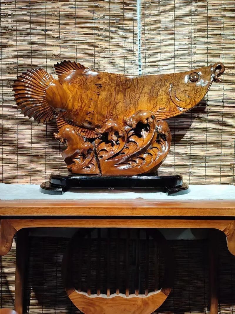 紅龍魚金龍魚壁畫圖片