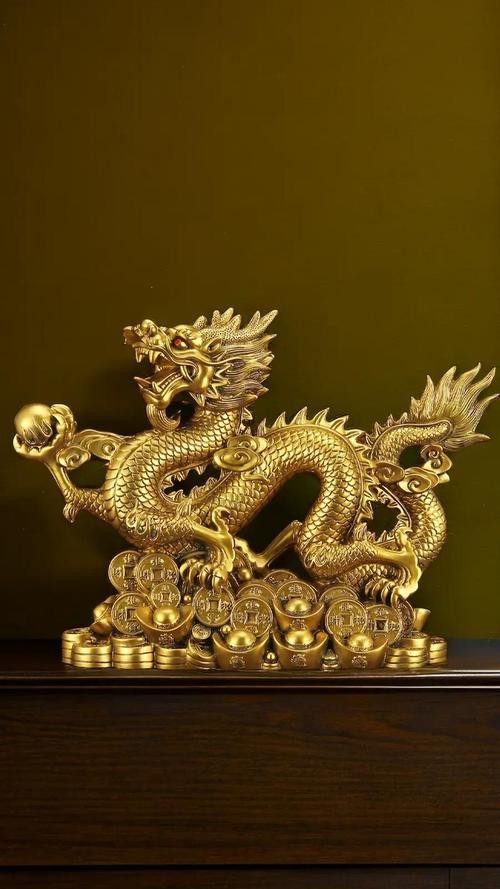 能提供一些生肖龍擺件的圖片嗎？