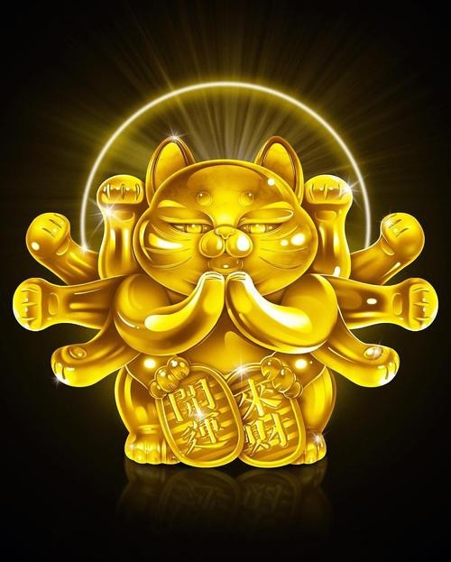金色招財(cái)圖片 金色招財(cái)圖片 龍魚(yú)論壇 第5張