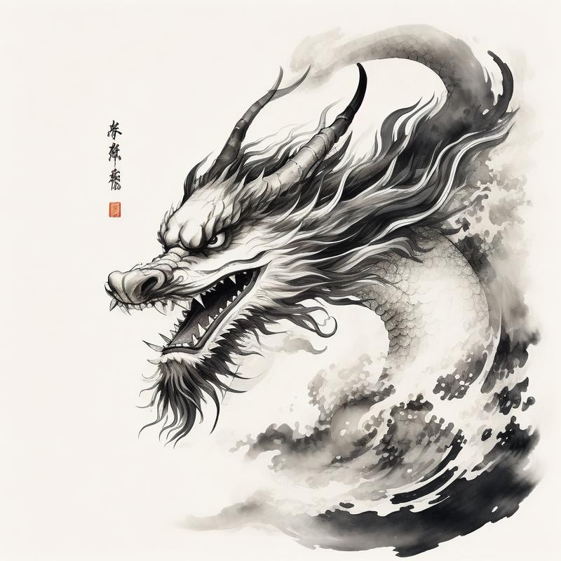 給我一張病龍的風水圖片