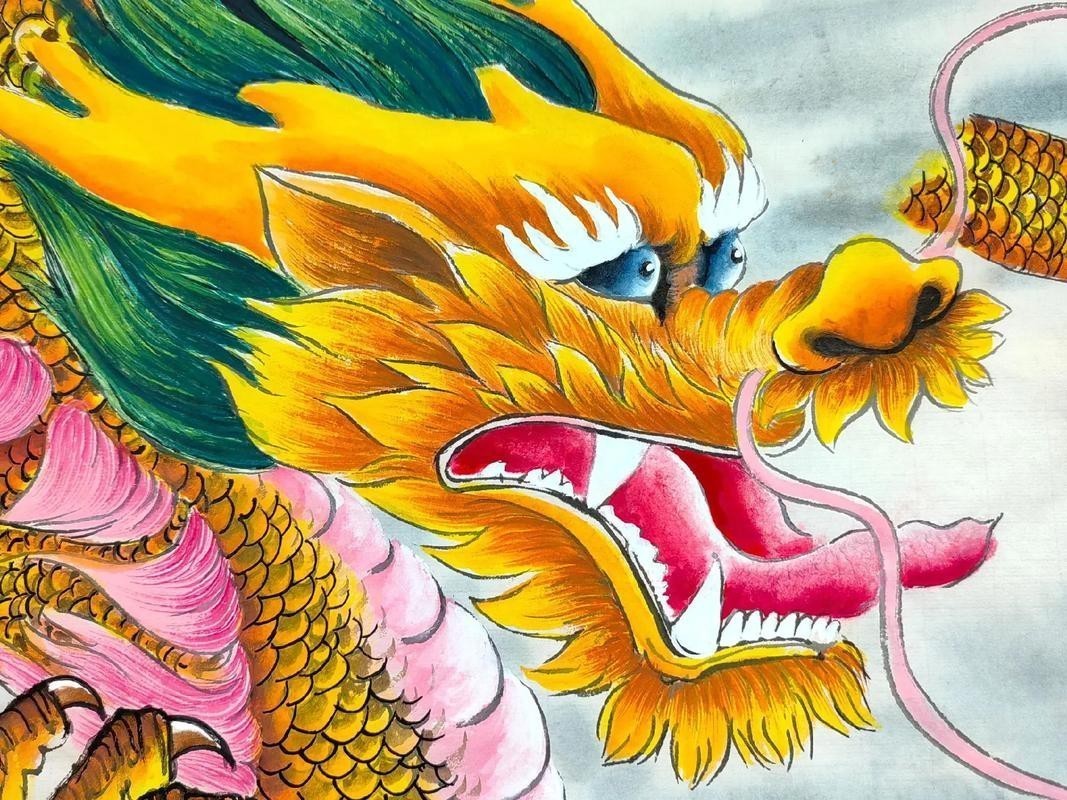 龍畫圖片大全
