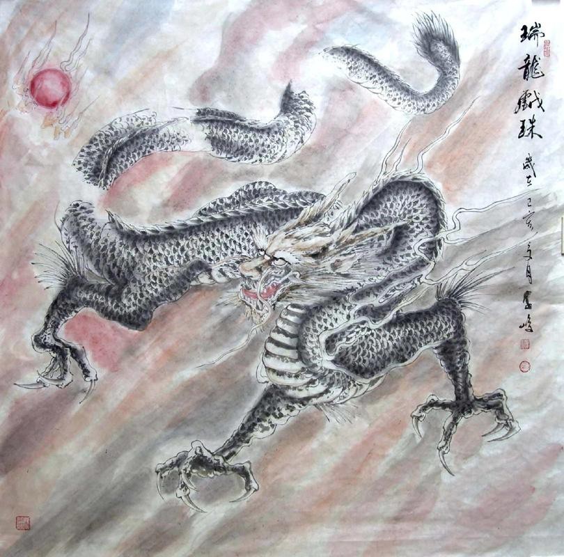 龍畫圖片大全