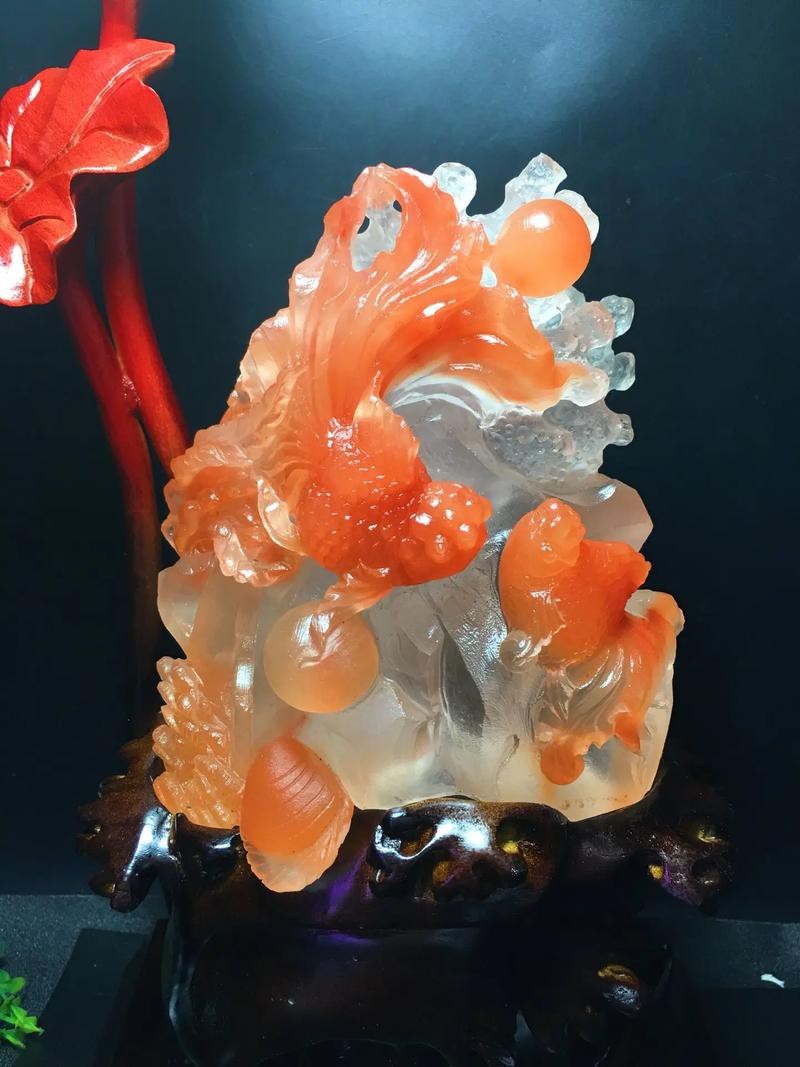 金魚雕刻圖片大全