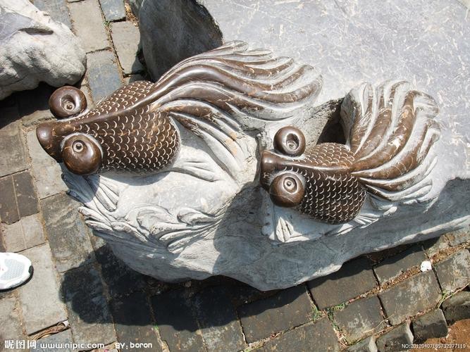 金魚雕刻圖片大全