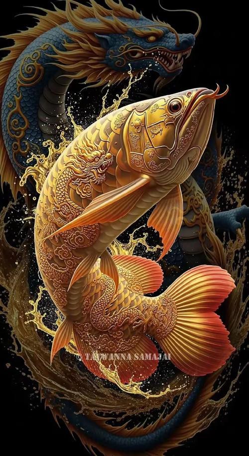 金龍魚壁紙豎屏