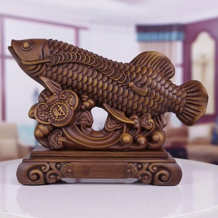 金龍魚擺件清洗時需要注意什么？
