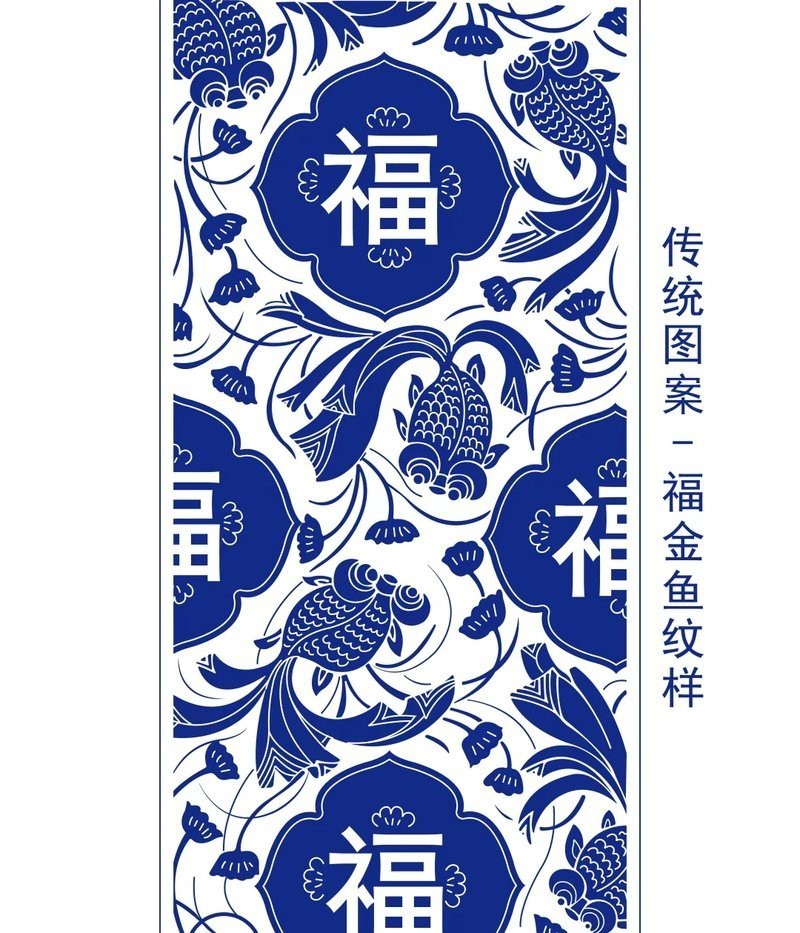 福字和魚的寓意