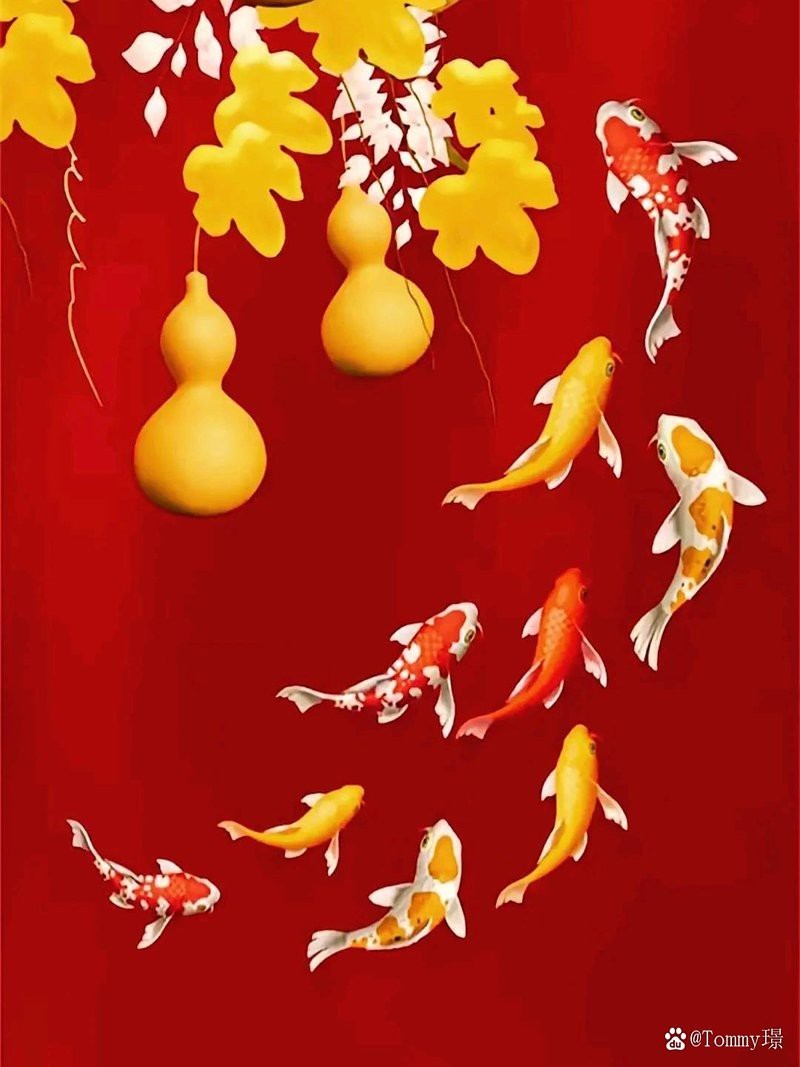 福字和魚的寓意