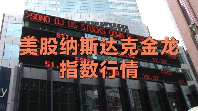 請提供納斯達克中國金龍指數的實時行情