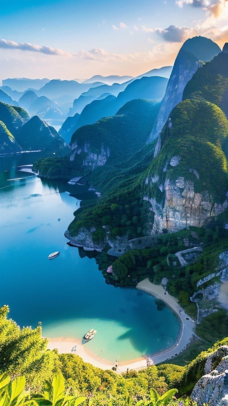 真實山水招財圖片聚財