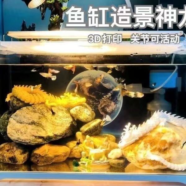 龍魚缸造景圖片大全：龍魚缸造景圖片大全詳情