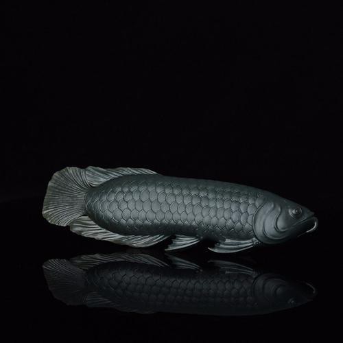 金龍魚玉雕圖片