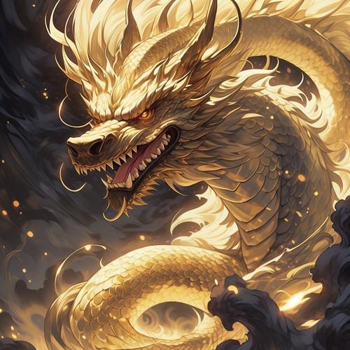 有沒有聚財金龍的插畫作品？