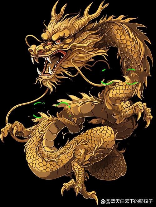 有沒有聚財金龍的插畫作品？