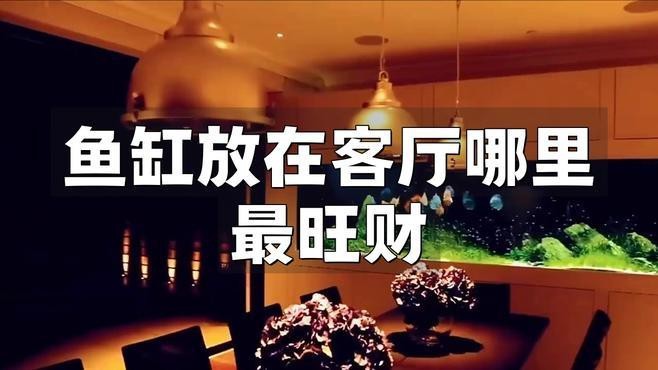 客廳怎么放魚缸最合理