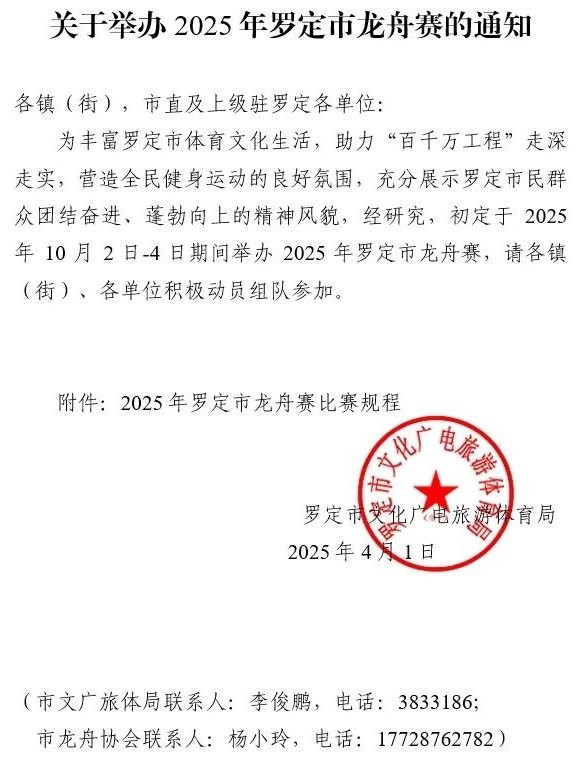 羅定市龍舟賽的參賽隊(duì)伍有哪些？