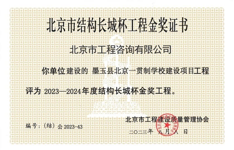 長城杯獲獎項目有哪些