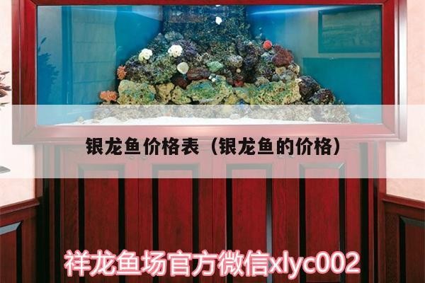 銀龍魚價格表（銀龍魚的價格） 銀龍魚價格表（銀龍魚的價格） 銀龍魚百科