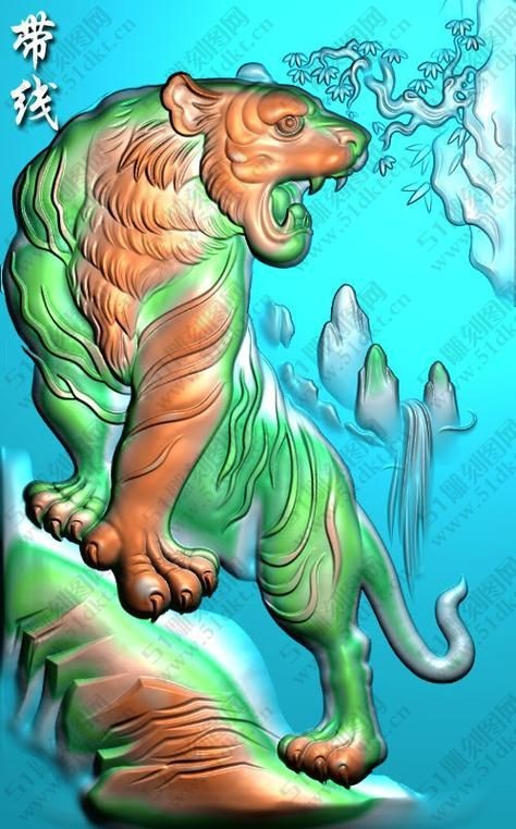 虎雕刻圖片大全 虎雕刻圖片大全 龍魚論壇 第27張