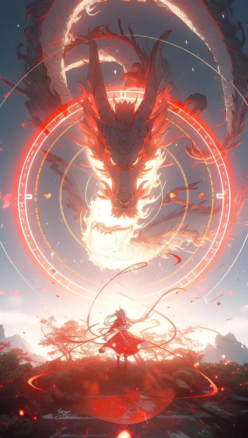 紅龍?jiān)谏裨拏髡f中有何象征