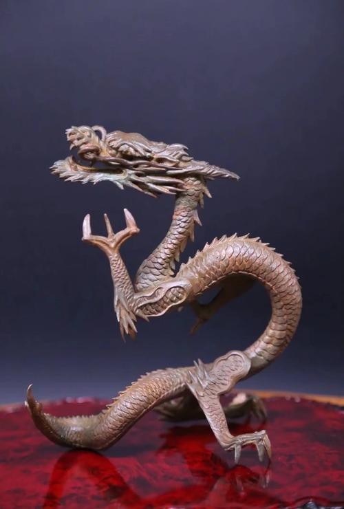 龍擺件工藝品圖片