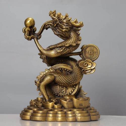 龍擺件工藝品圖片