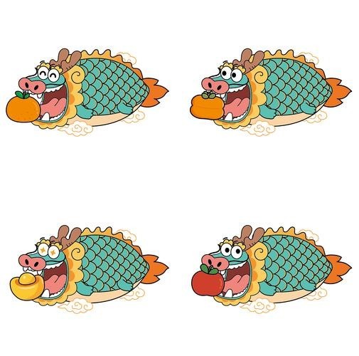 龍魚圖片 壁紙卡通版