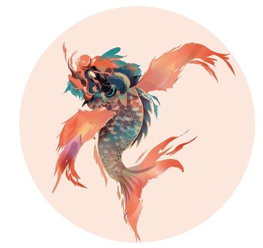 龍魚圖片 壁紙卡通版
