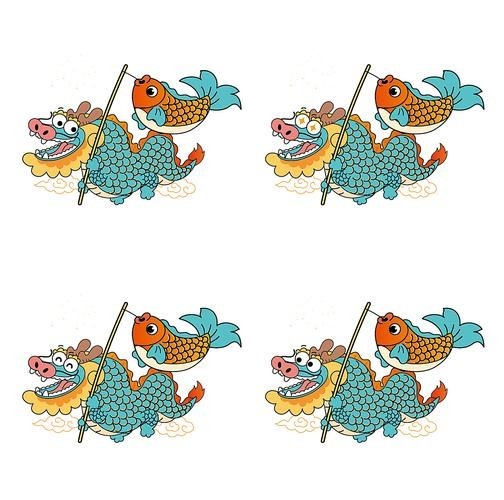 龍魚圖片 壁紙卡通版