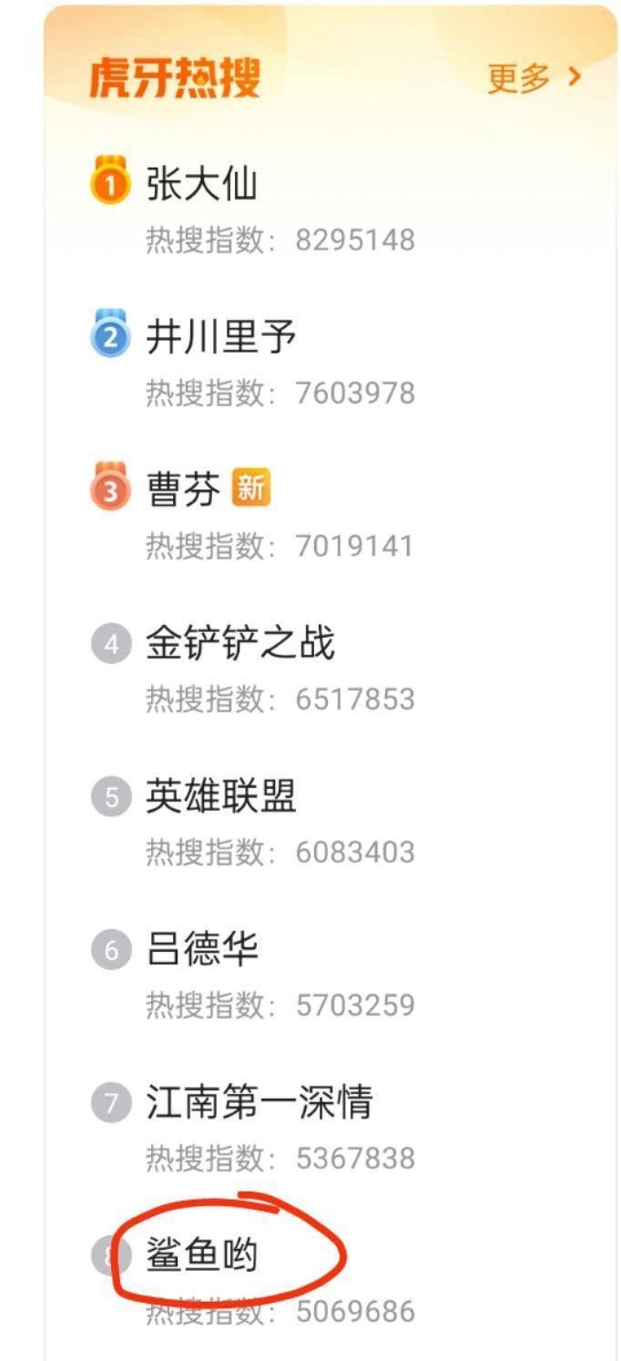 鯊魚在哪個平臺直播