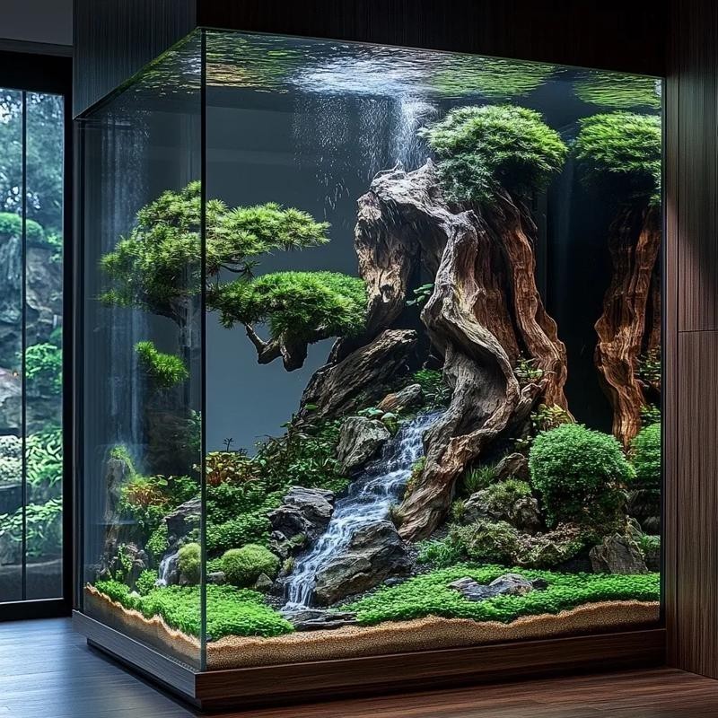 給我一些世界草缸造景大賽獲獎作品的圖片