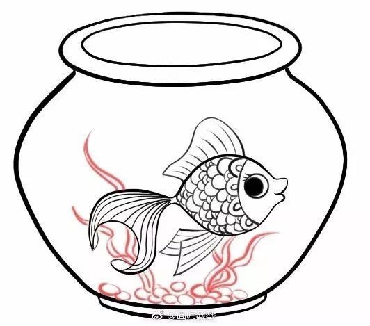 豪華魚缸簡筆畫的步驟和技巧和技巧對你有所幫助，快來學習：如何畫一個豪華魚缸的簡筆畫 豪華魚缸簡筆畫的步驟和技巧和技巧對你有所幫助，快來學習：如何畫一個豪華魚缸的簡筆畫 魚缸百科 第3張