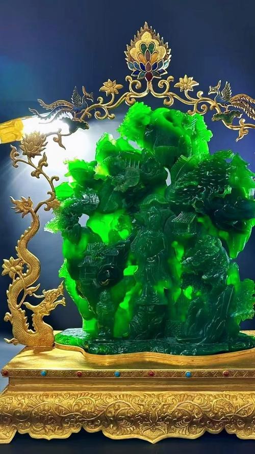 最貴的翡翠擺件圖片