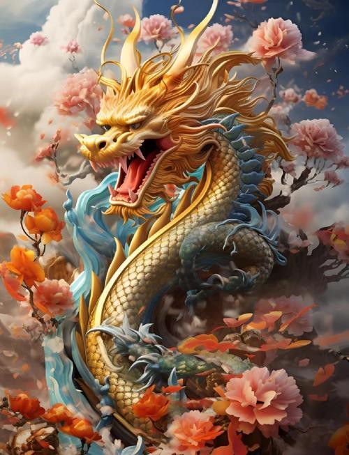 有沒(méi)有吉祥龍高清壁紙？ 有沒(méi)有吉祥龍高清壁紙？ 龍魚(yú)論壇 第1張