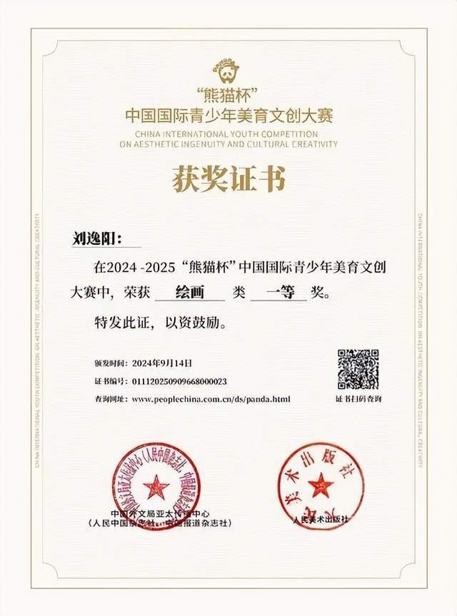 熊貓杯繪畫大賽有哪些獎項？