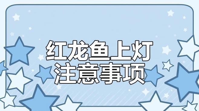 紅龍魚缸的燈光應該如何設置？