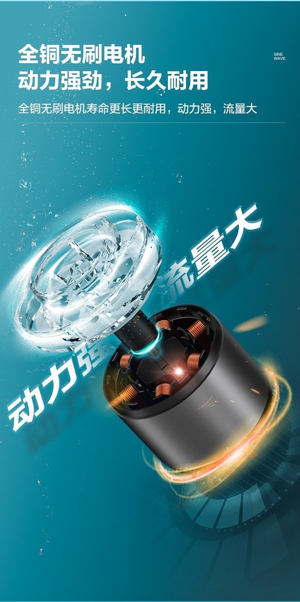 創寧變頻潛水泵CN-9500-25W的具體參數