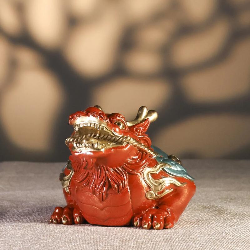 純銅龍頭魚(yú)擺件如何保養(yǎng)？