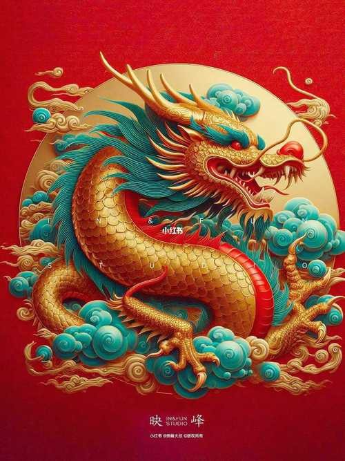 有哪些龍頭朝向的吉祥圖片？