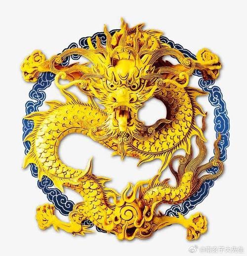 有哪些龍頭朝向的吉祥圖片？