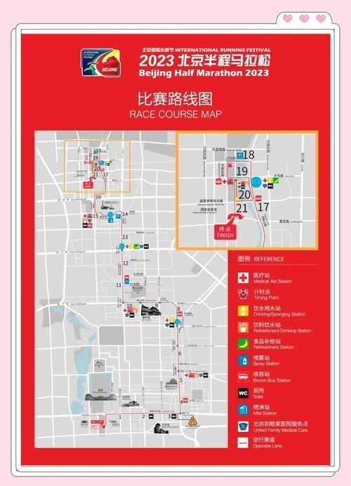 長城杯馬拉松的路線圖