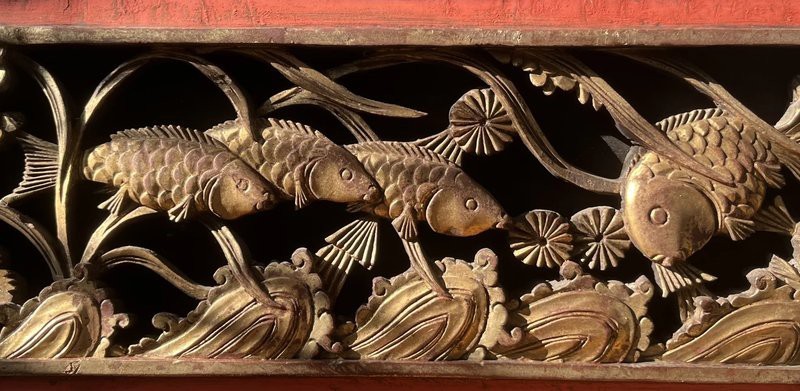 木雕魚圖案