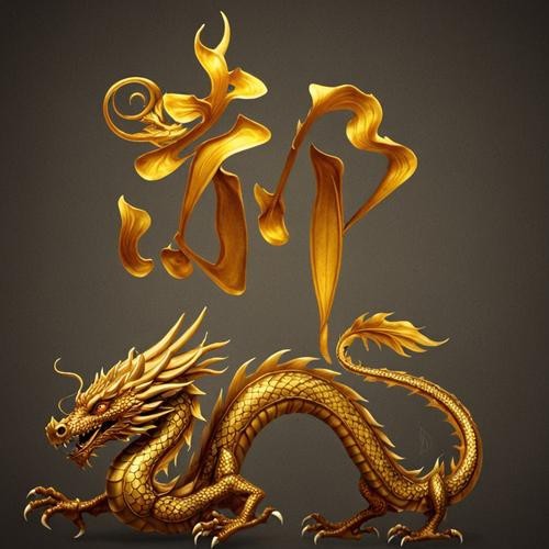 有沒有帶姓氏定制的金龍頭像？
