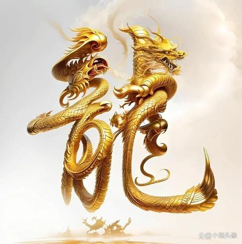 有沒有帶姓氏定制的金龍頭像？