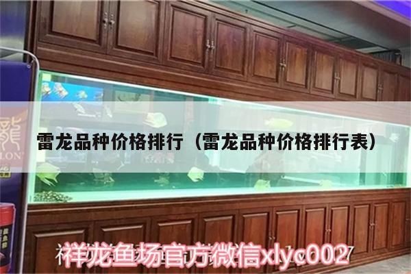 雷龍魚各品種價(jià)格排行，雷龍魚價(jià)格排行：紅龍魚最受歡迎的雷龍魚價(jià)格在200元左右