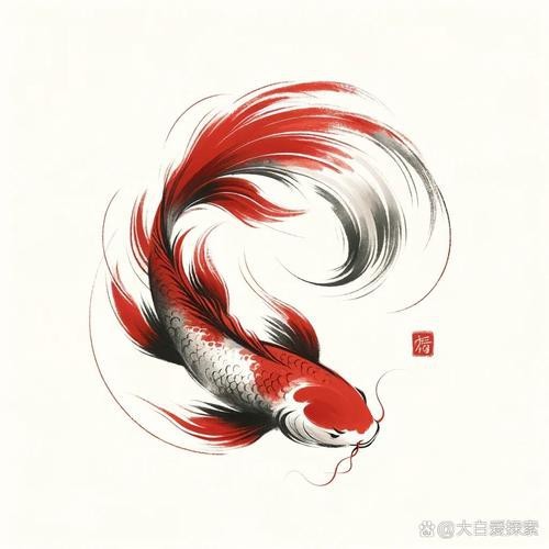 紅錦鯉魚(yú)圖片