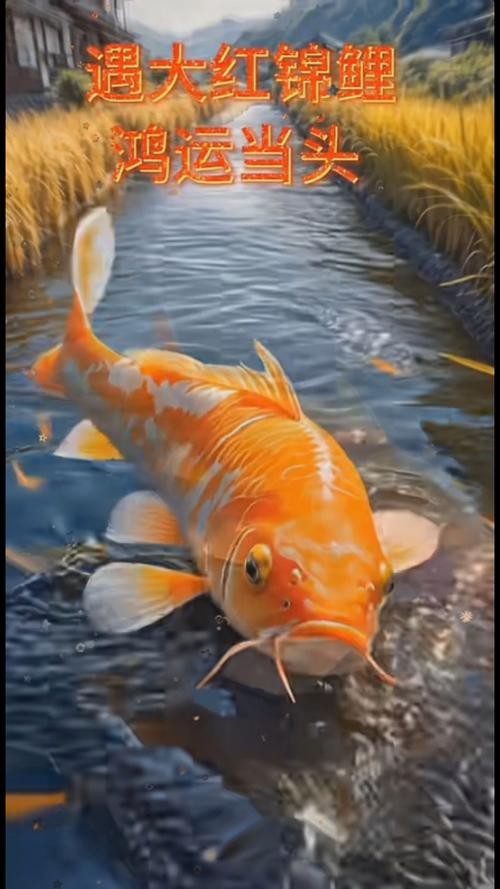 紅錦鯉魚(yú)圖片