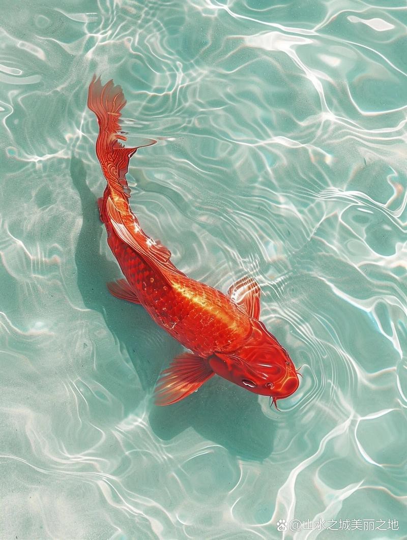 紅錦鯉魚(yú)圖片